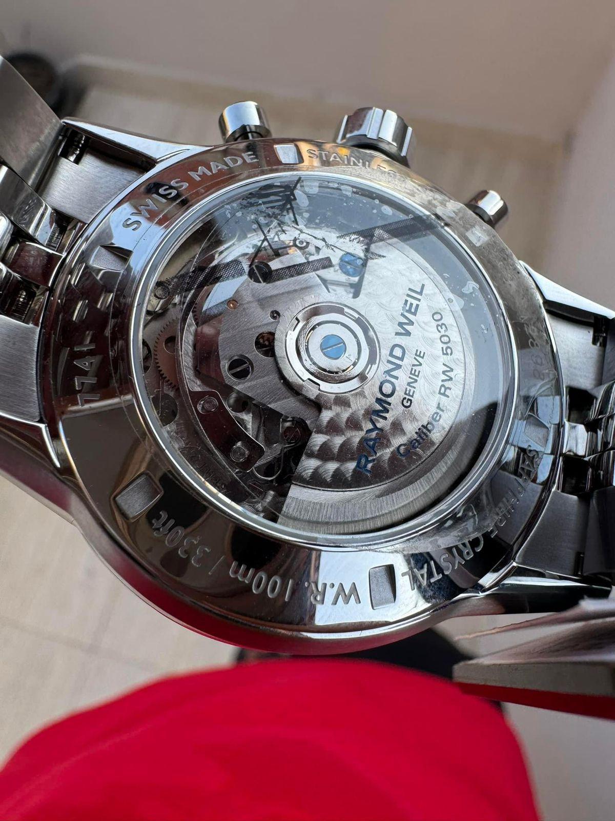 Raymond Weil Freelancer Chronograph 7741-ST3-50021 Montre complète en vente 1