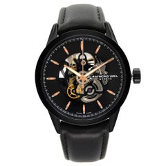 Raymond Weil Freelancer PVD Acciaio Quadrante Nero Orologio Automatico Uomo 2715-BKC-20021