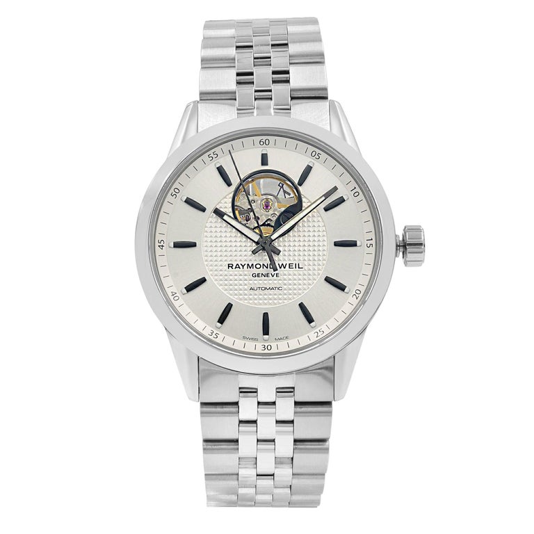 Raymond Weil Freelancer Silver Dial Steel Automatic Men's Watch 2710-ST-65031