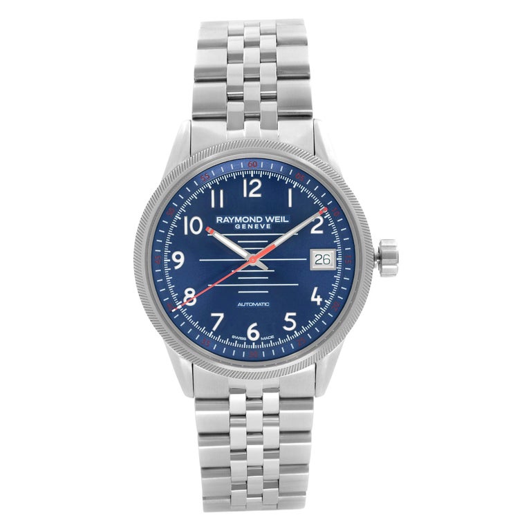 Raymond Weil Freelancer Steel Blue Dial Automatic Men Watch 2754-ST-05500