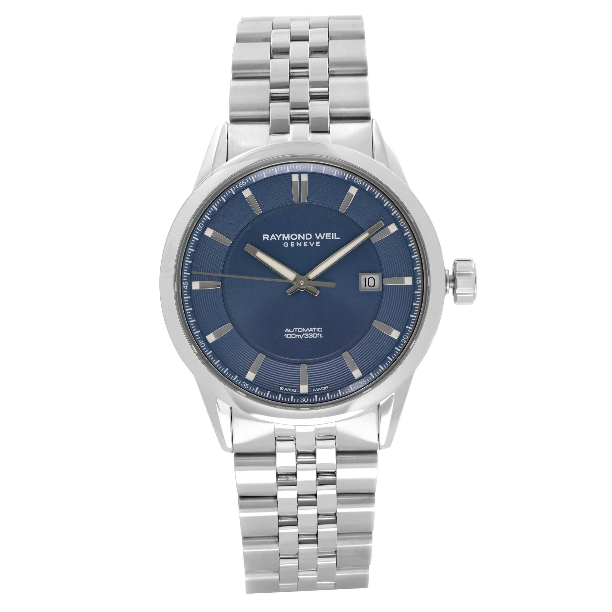 Raymond Weil Freelancer Steel Blue Dial Automatic Men's Watch 2731-ST-50001