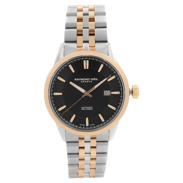 Raymond Weil Freelancer Two-Tone Steel Black Dial Automatic Watch 2731-SP5-20001