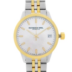 Raymond Weil Freelancer Two-Tone Steel MOP Dial Ladies Watch 5634-STP-97021