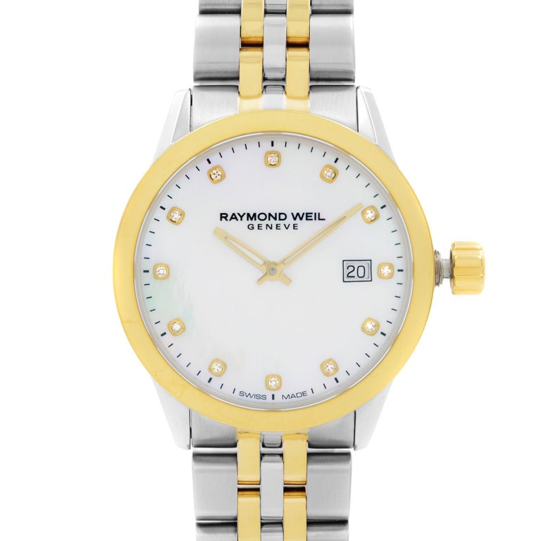 Montre Raymond Weil Tango Bicolore Or/acier - Cadran Nacre - Occasion Très Bon état