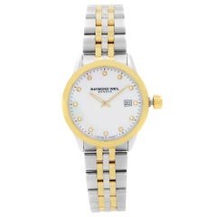 Raymond Weil Freelancer Orologio da donna al quarzo bicolore in acciaio MOP 5629-STP-97081