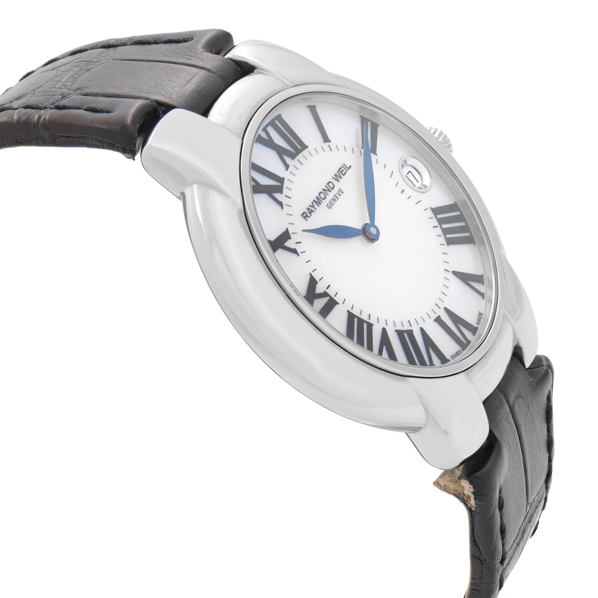 Women's Raymond Weil Jasmine Stainless Steel MOP Dial Quartz Ladies Watch 5235-STC-00970