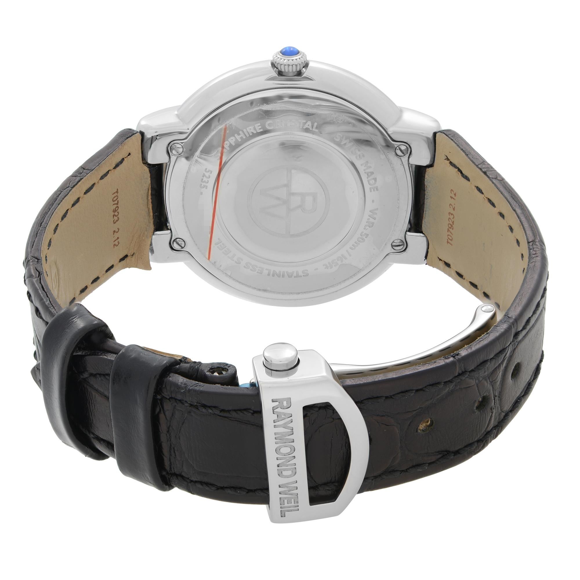 Raymond Weil Jasmine Stainless Steel MOP Dial Quartz Ladies Watch 5235-STC-00970 1