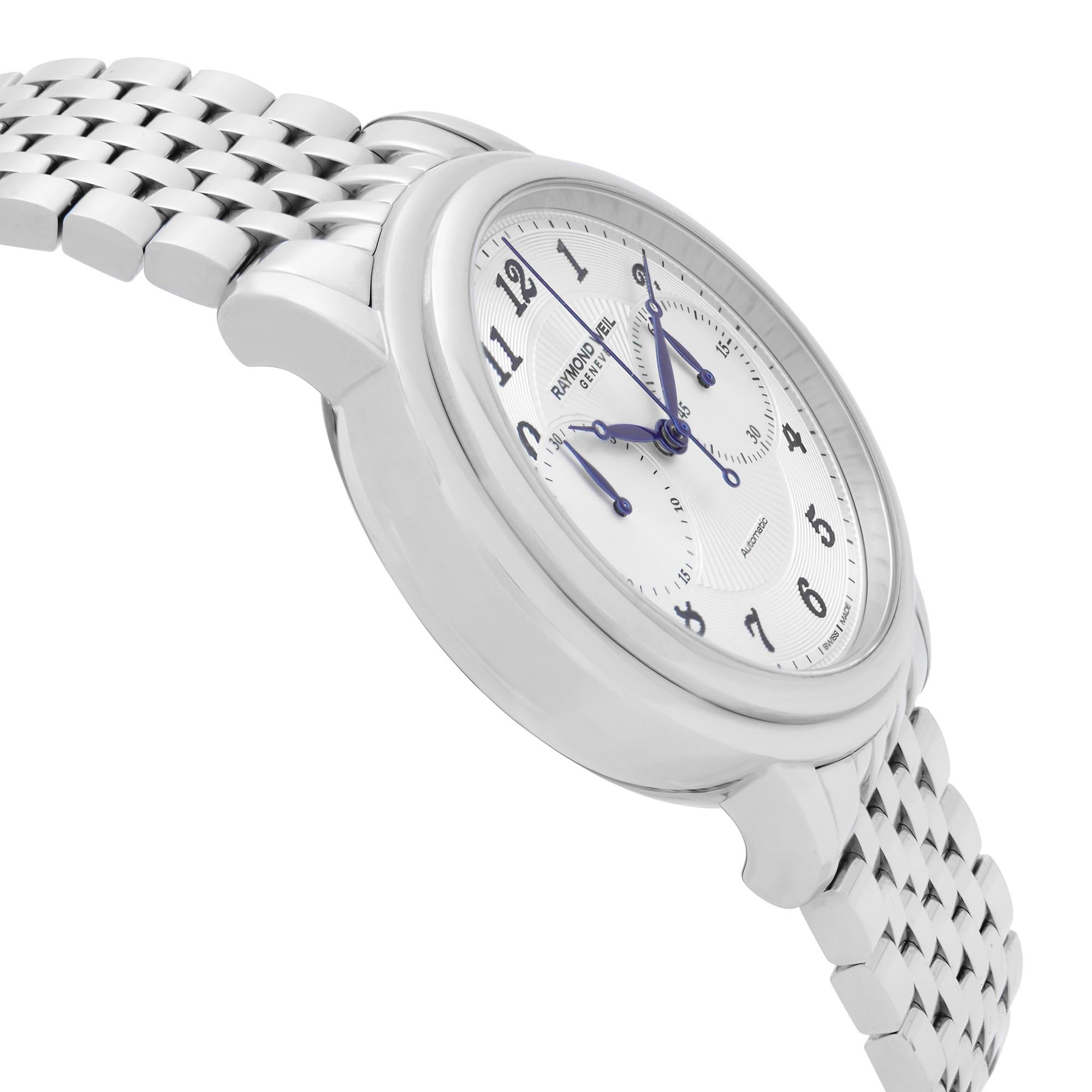 raymond stainless steel case 5atm water resistant