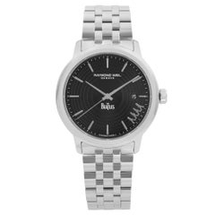 Raymond Weil Maestro Beatles Edizione Limitata Quadrante Nero Orologio Uomo 2237-ST-BEAT2