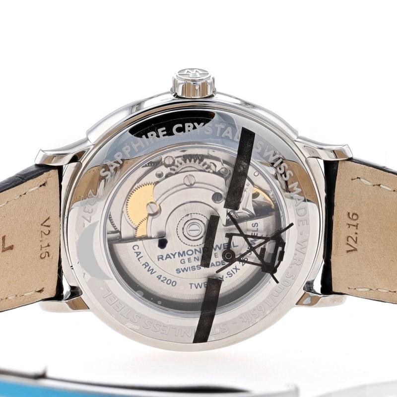 Raymond Weil Maestro Men's Wristwatch 2237-STC-20011 Stainless Automatic 1YrWnty For Sale 1
