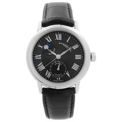 Raymond Weil Maestro Moonphase Steel Black Dial Men's Watch 2839-STC-00209