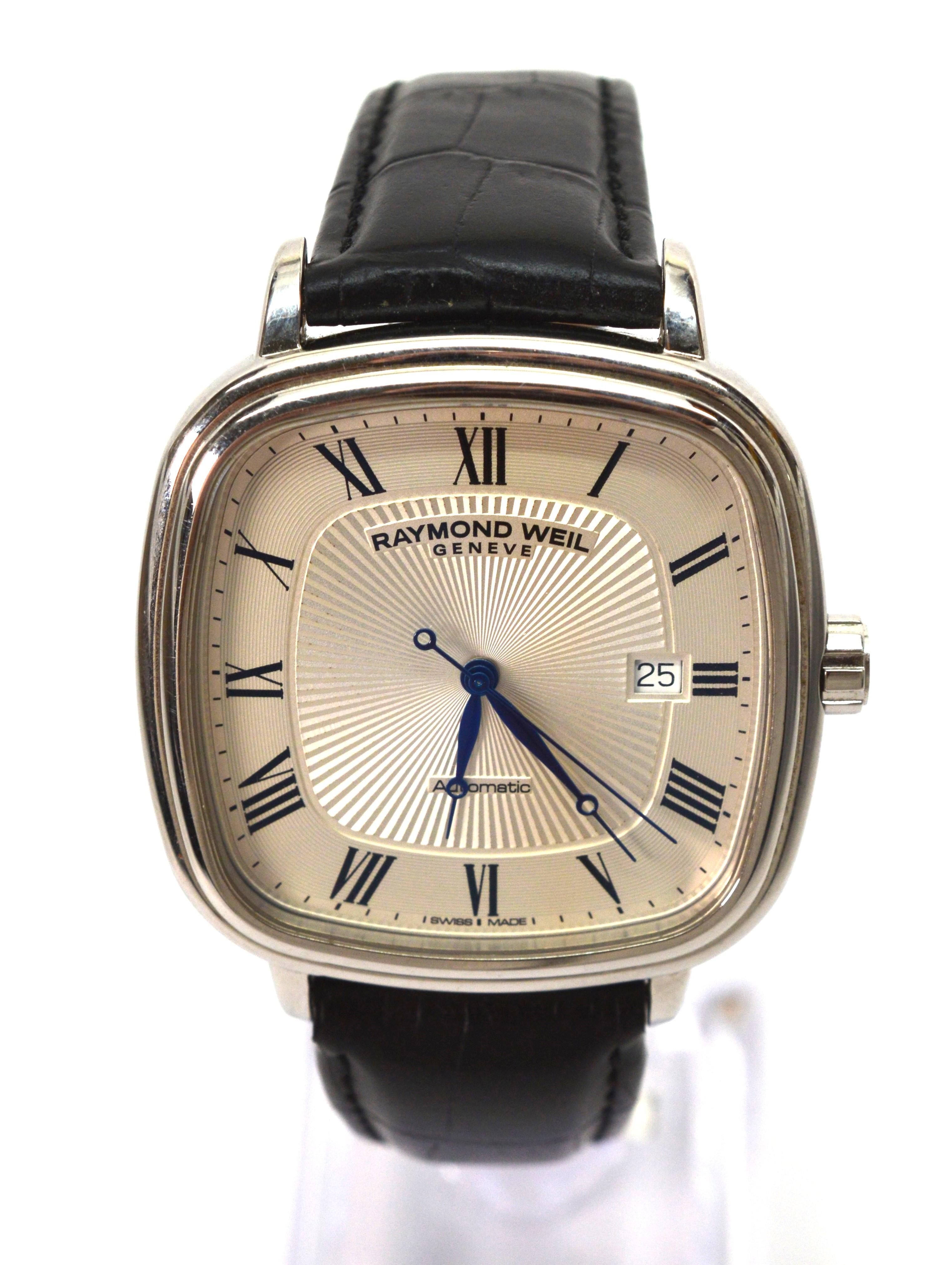 Raymond Weil Maestro STC-00659 Herren Automatik-Armbanduhr  im Zustand „Hervorragend“ im Angebot in Mount Kisco, NY