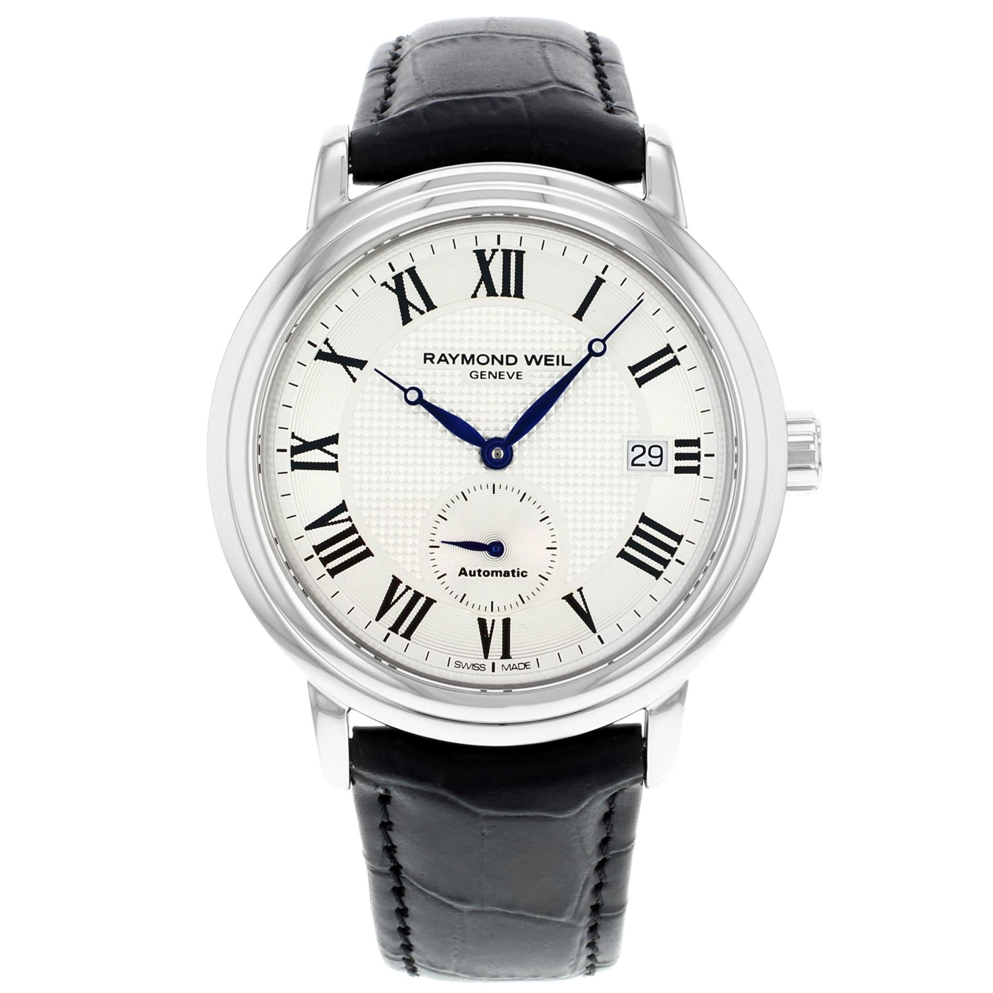 Raymond Weil Maestro Steel Silver Dial Automatic Men's Watch 2838-STC-00659