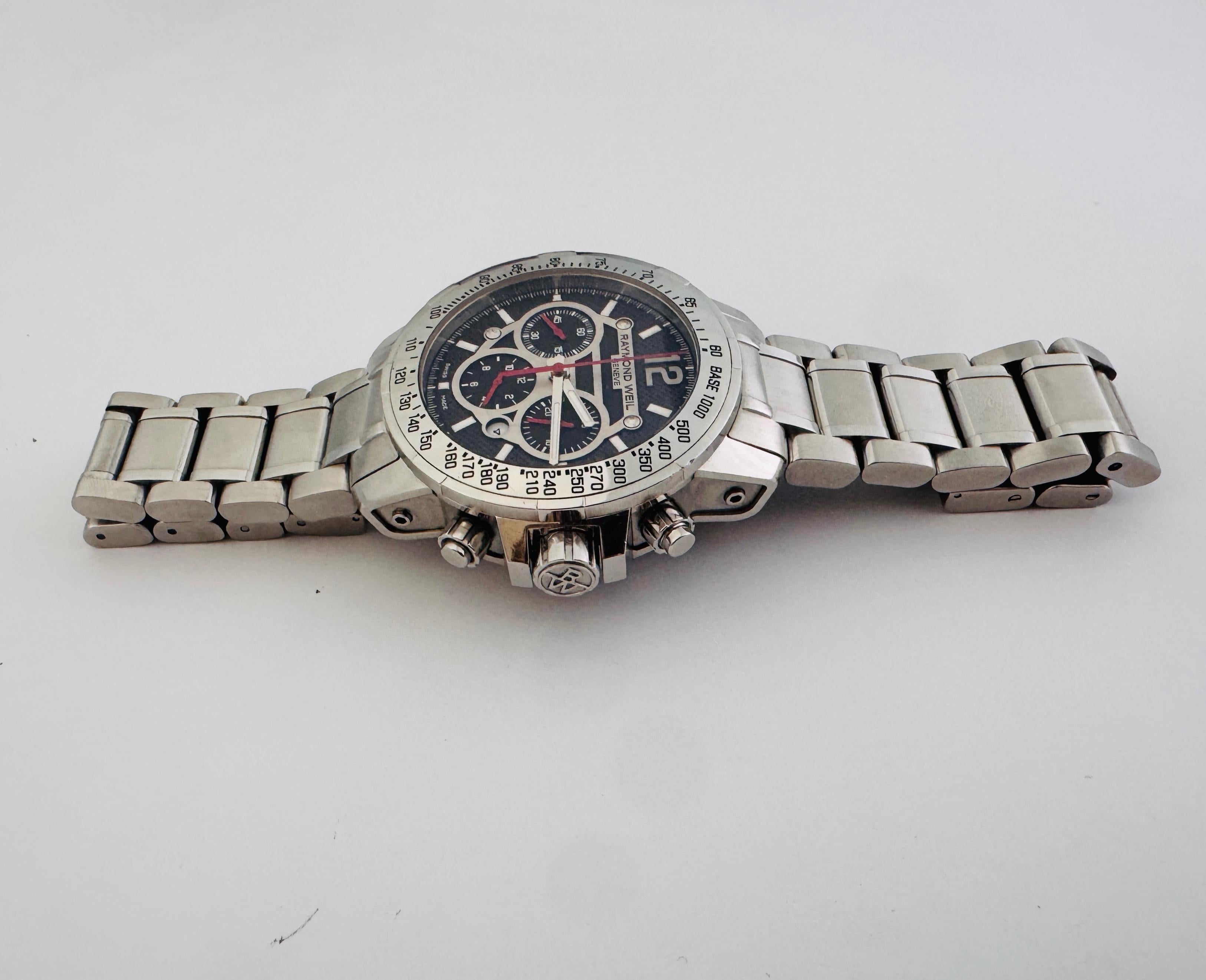 Raymond Weil Nabucco 7800 Cronografo Automatico Orologio da Uomo con scatola in vendita 8