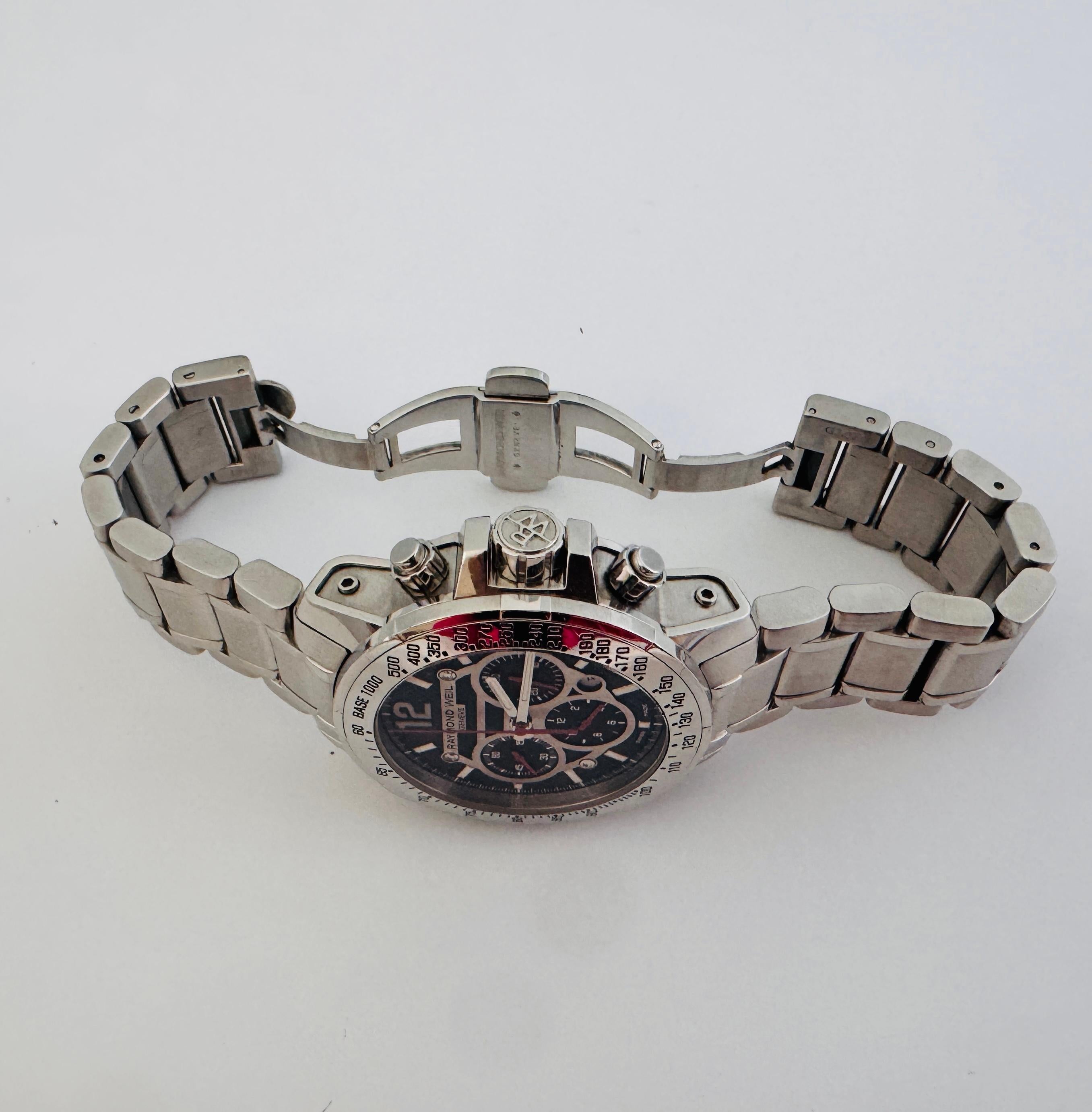 Raymond Weil Nabucco 7800 Cronografo Automatico Orologio da Uomo con scatola in vendita 10