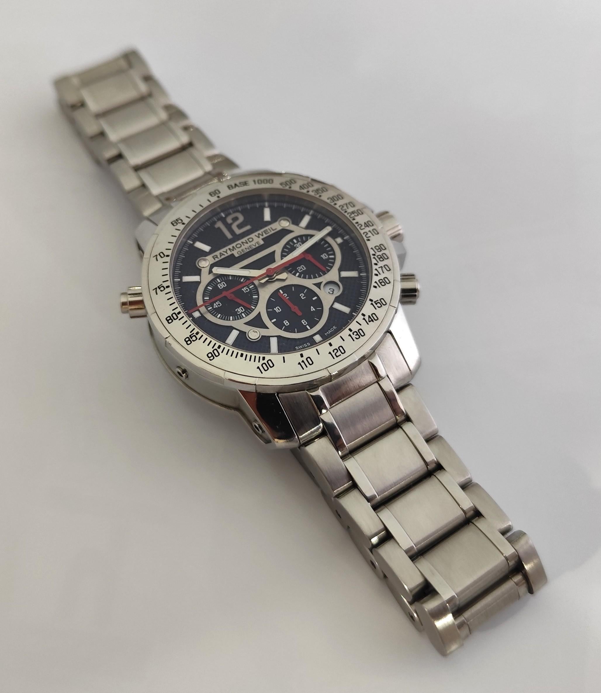 Raymond Weil Nabucco 7800 Cronografo Automatico Orologio da Uomo con scatola in vendita 14