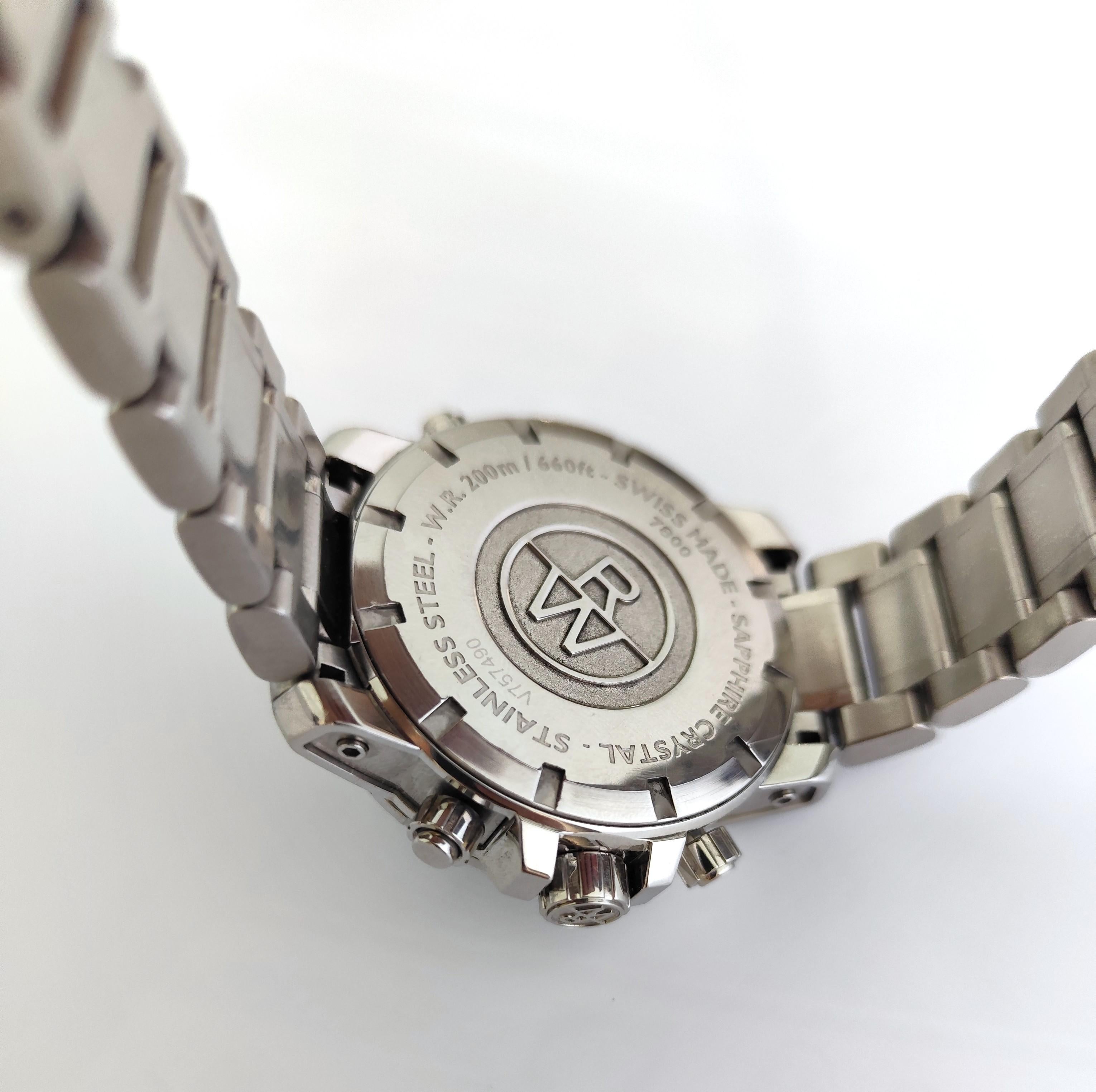 Raymond Weil Nabucco 7800 Cronografo Automatico Orologio da Uomo con scatola in vendita 15