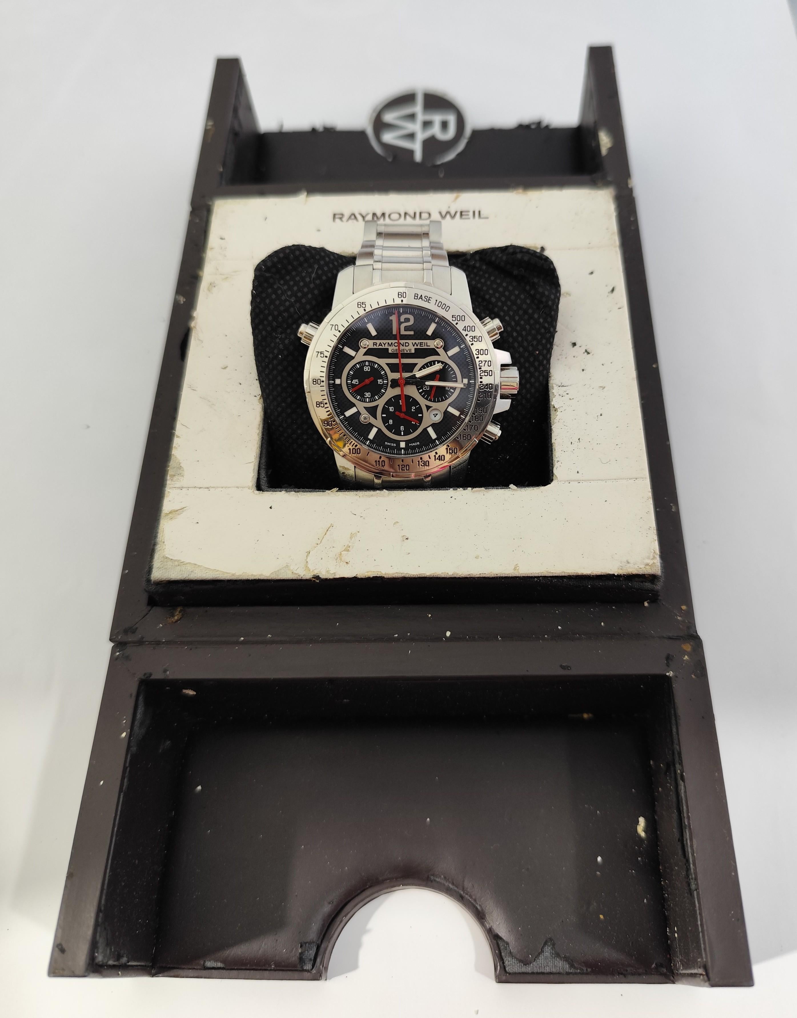 Raymond Weil Nabucco 7800 Cronografo Automatico Orologio da Uomo con scatola in vendita 2