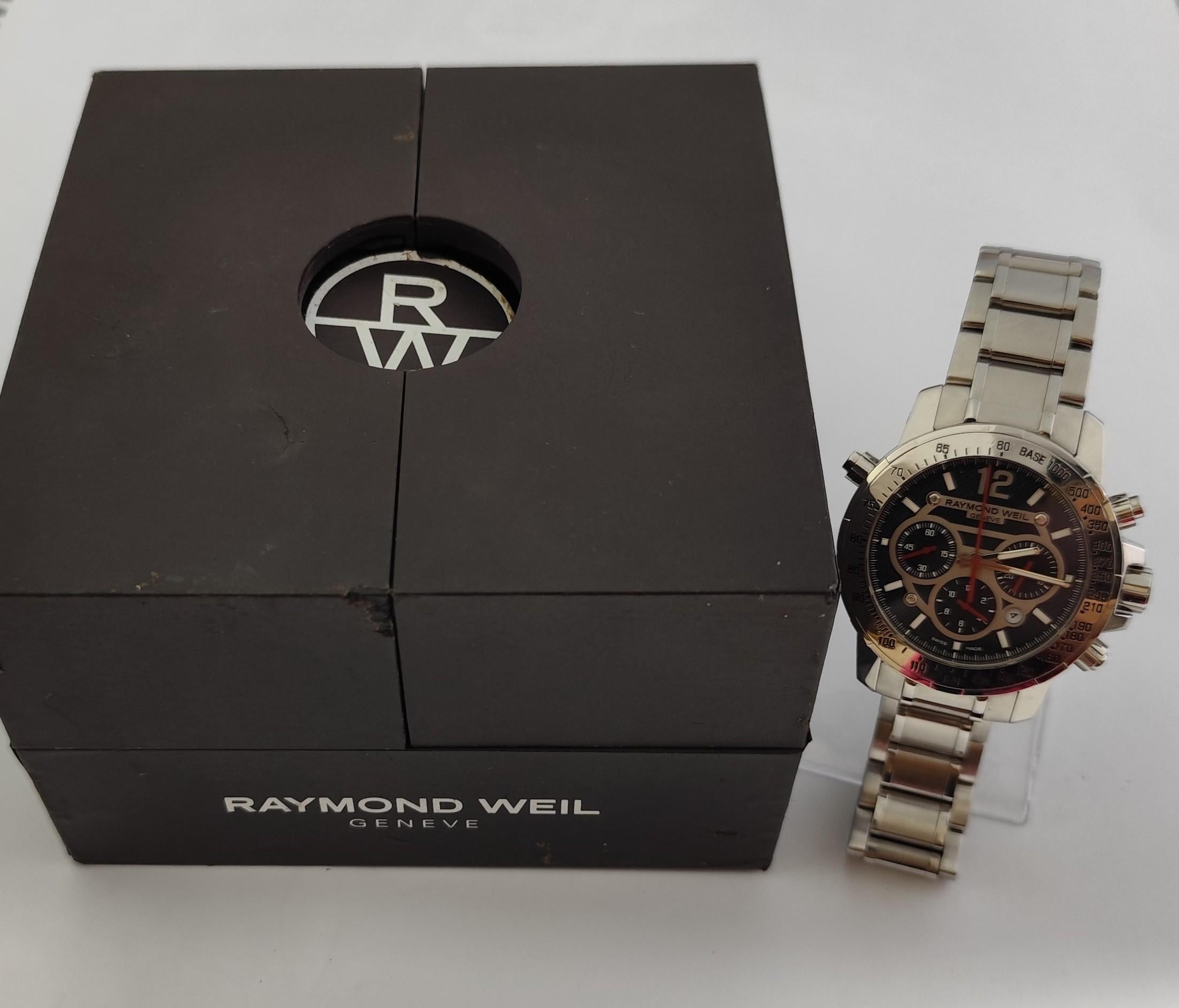 Raymond Weil Nabucco 7800 Cronografo Automatico Orologio da Uomo con scatola in vendita 3