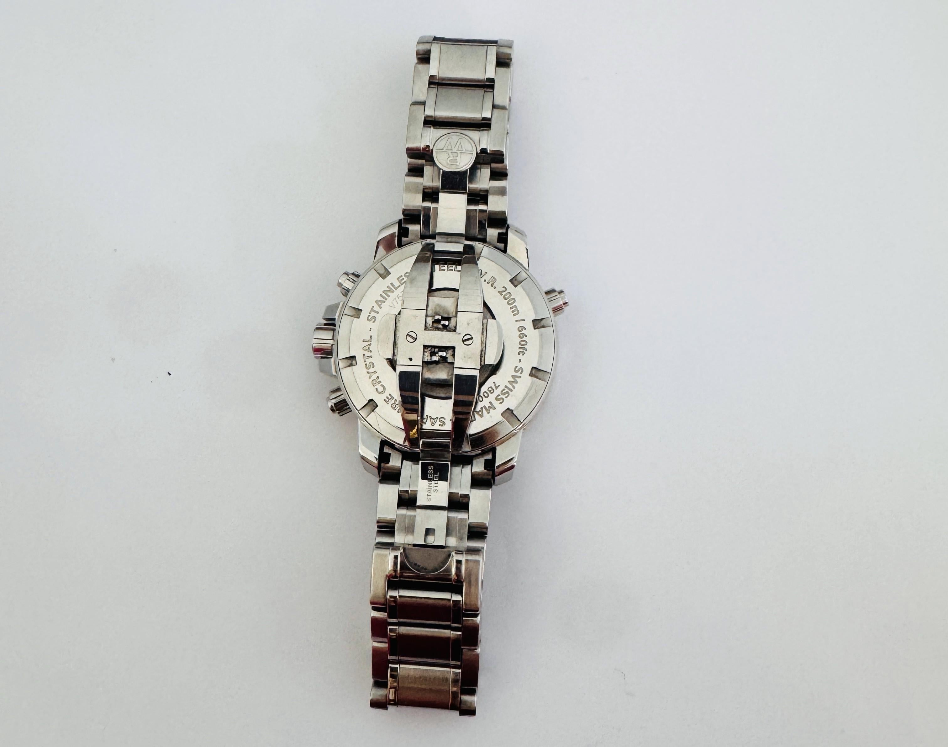 Raymond Weil Nabucco 7800 Cronografo Automatico Orologio da Uomo con scatola in vendita 4