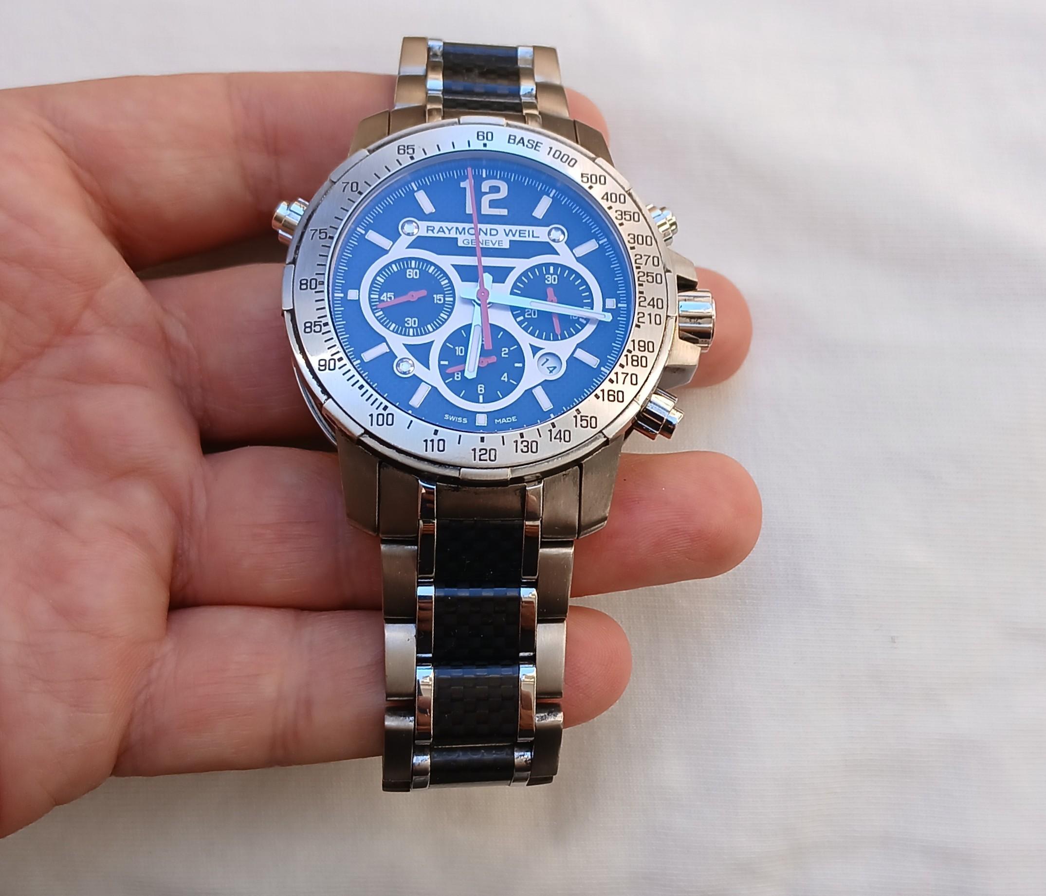 Raymond Weil Nabucco 7800 Cronografo Automatico in Titanio in vendita 7