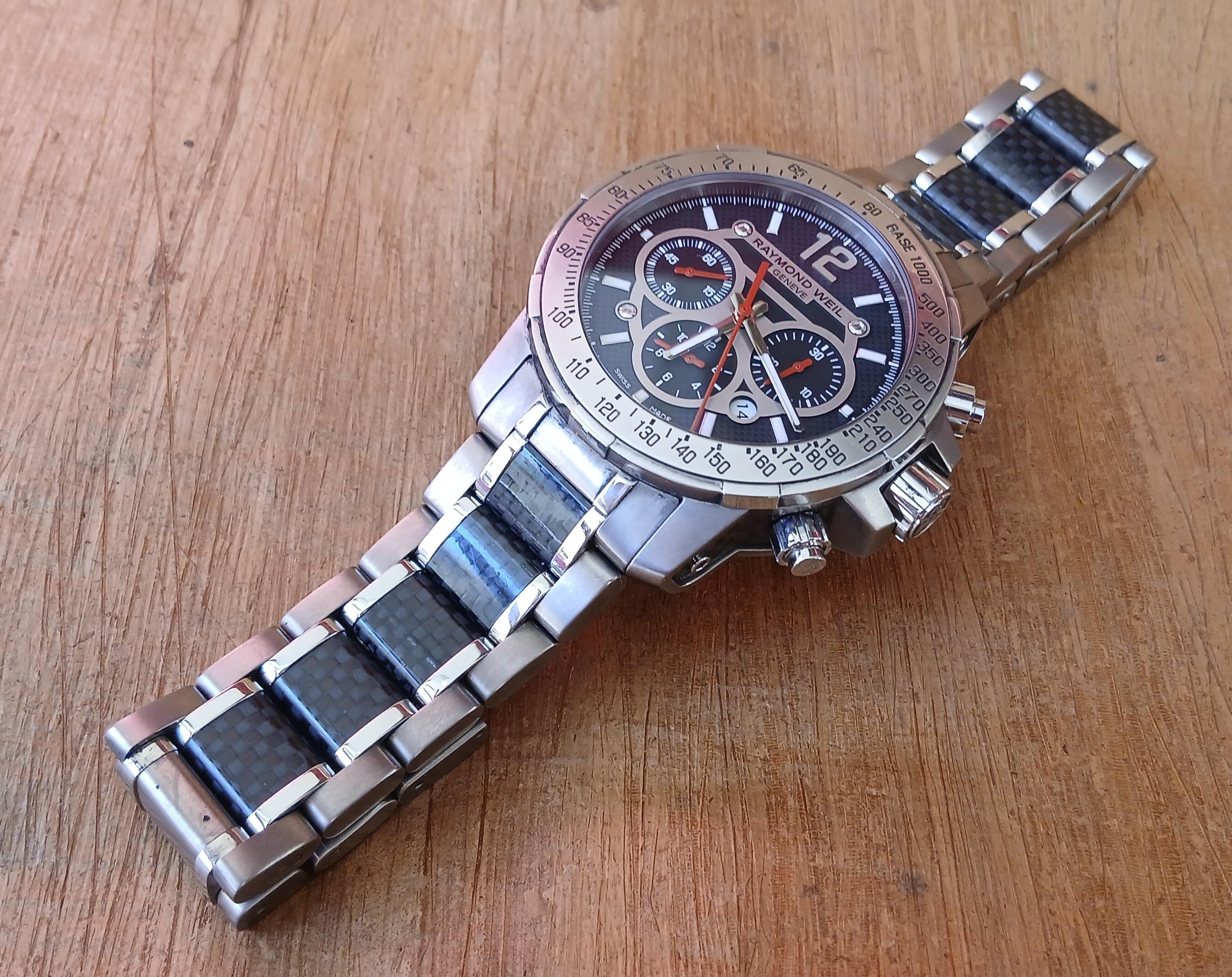 Raymond Weil Nabucco 7800 Cronografo Automatico in Titanio in vendita 9