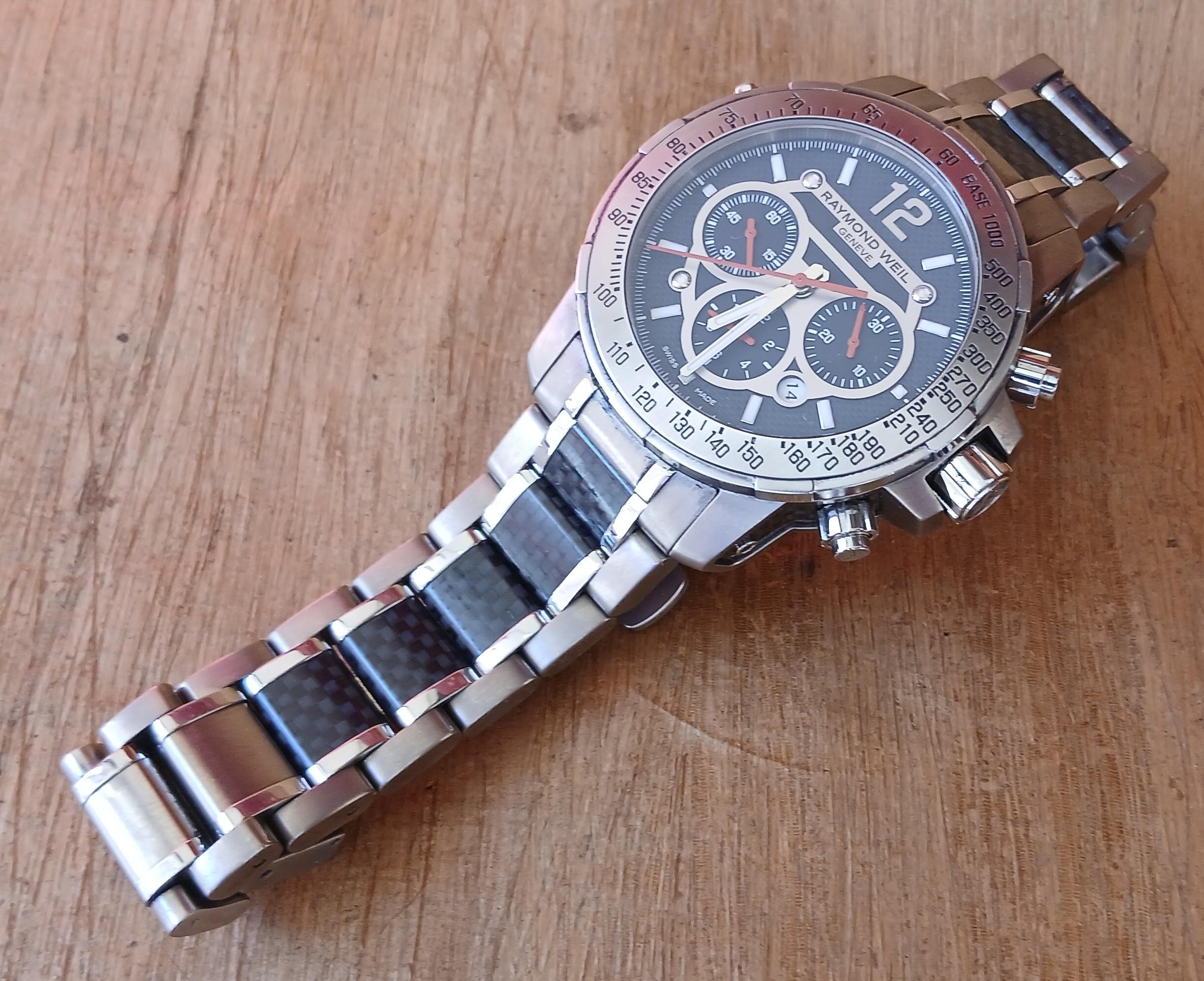 Raymond Weil Nabucco 7800 Cronografo Automatico in Titanio in vendita 10