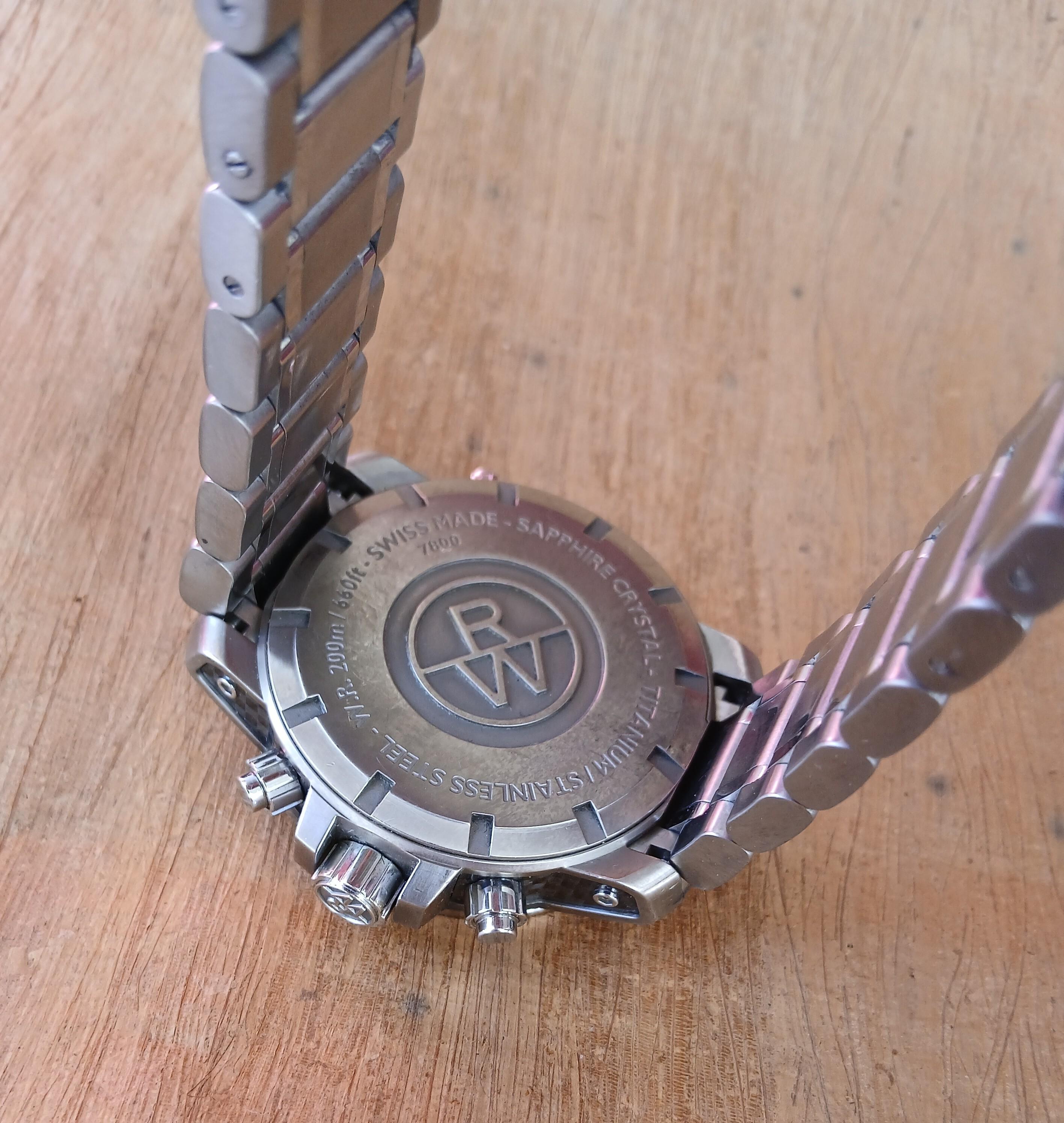 Raymond Weil Nabucco 7800 Cronografo Automatico in Titanio in vendita 1