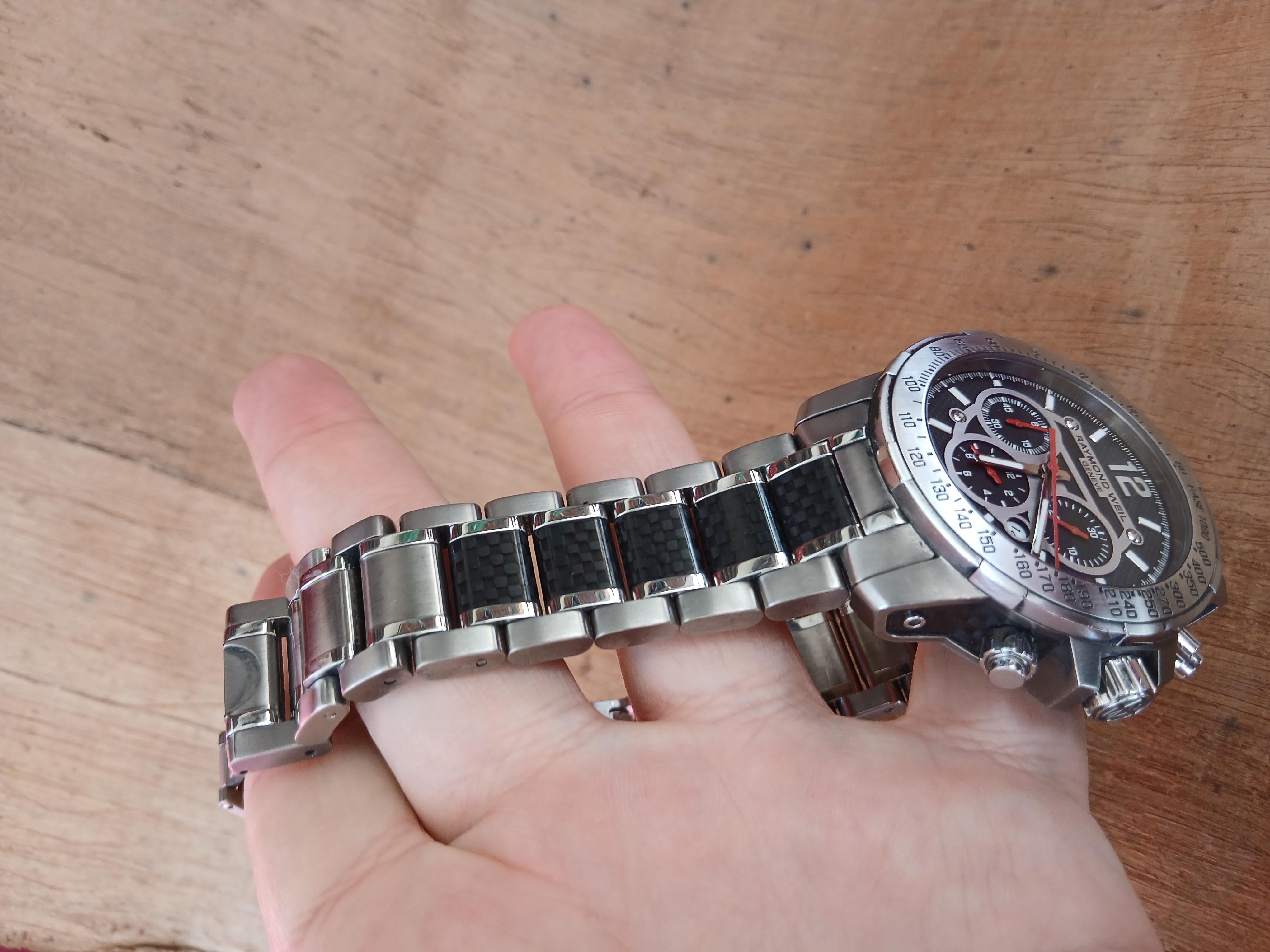 Raymond Weil Nabucco 7800 Cronografo Automatico in Titanio in vendita 2