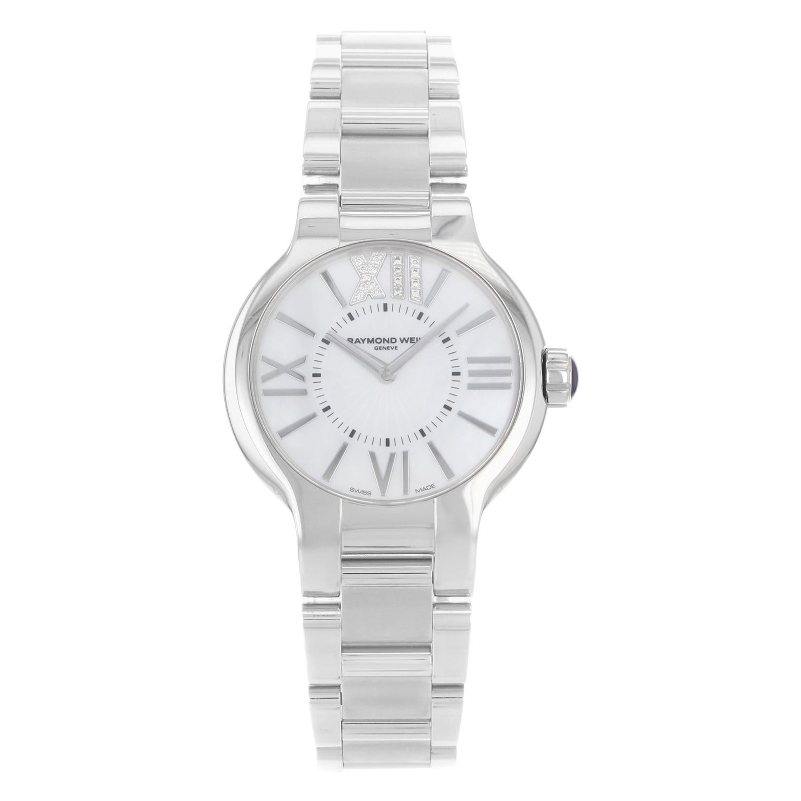 Raymond Weil Noemia 5932-ST-00917 Stainless Steel Quartz Ladies Watch For Sale