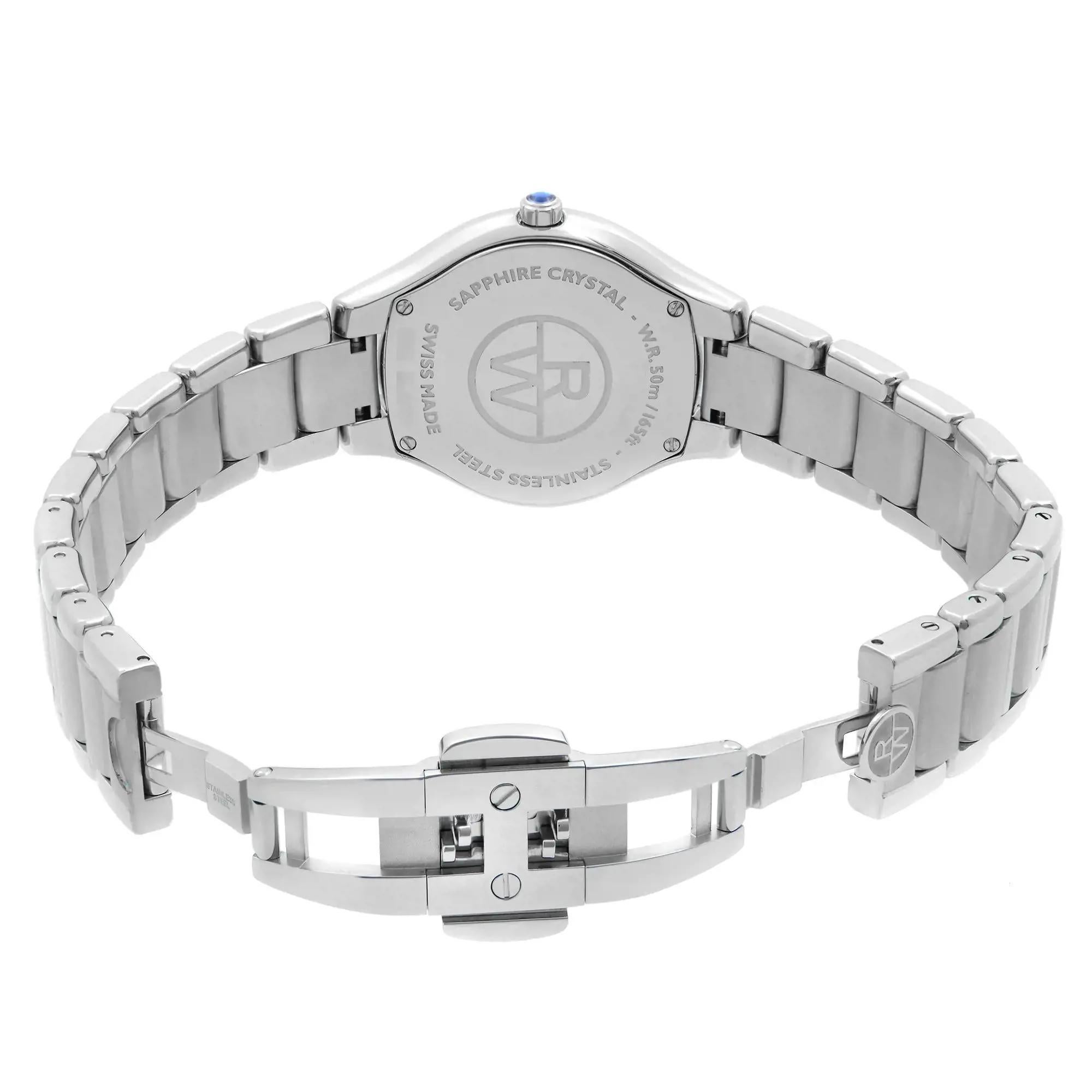Raymond Weil Noemia Steel Diamond Blue Dial Ladies Quartz Watch 5132-STS-50081 For Sale 1