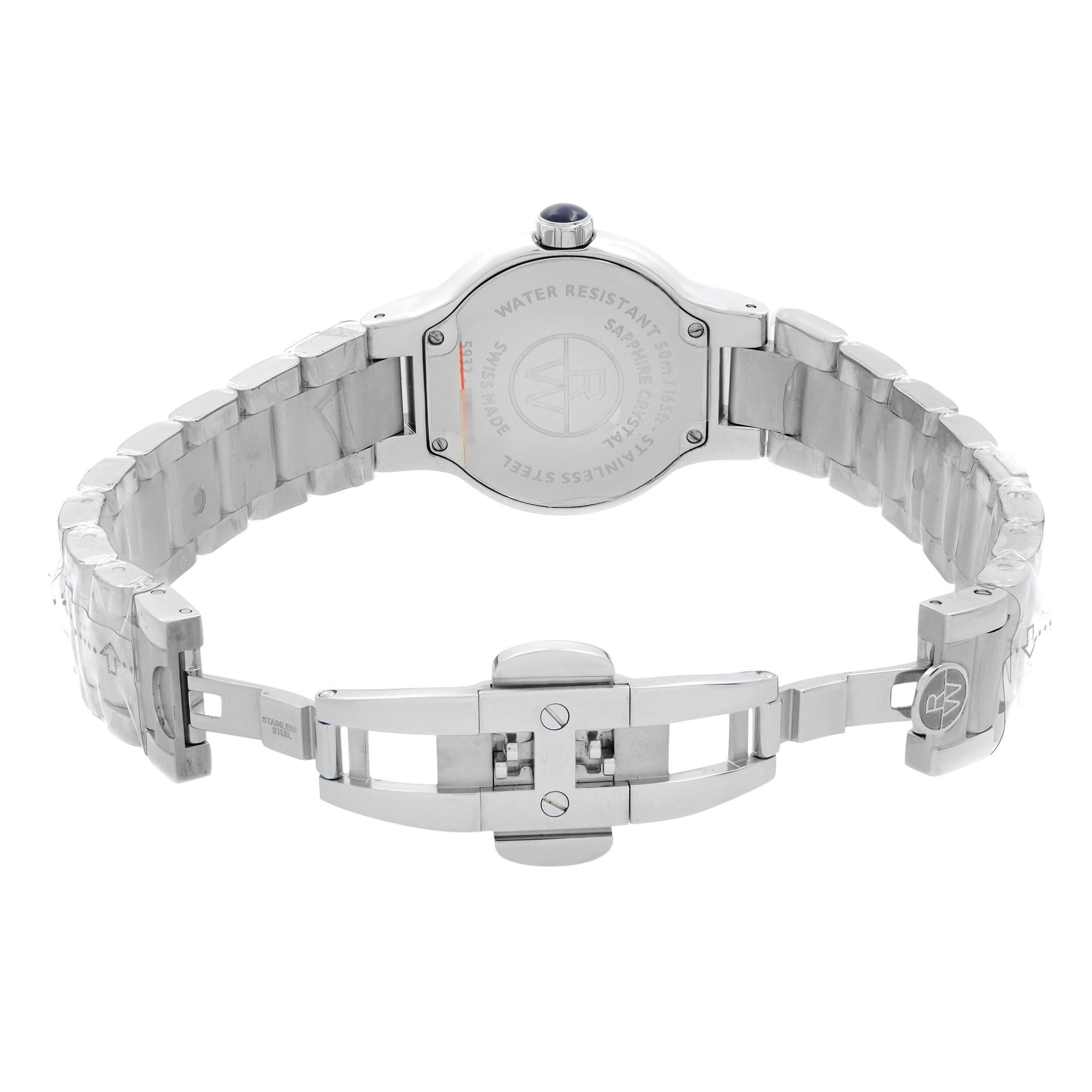 Raymond Weil Noemia Steel Diamond MOP Dial Quartz Ladies Watch 5932-STS-00995 2