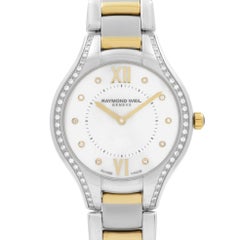 Raymond Weil Noemia Two-Tone Steel Diamond MOP Dial Ladies Watch 5132-SPS-00985