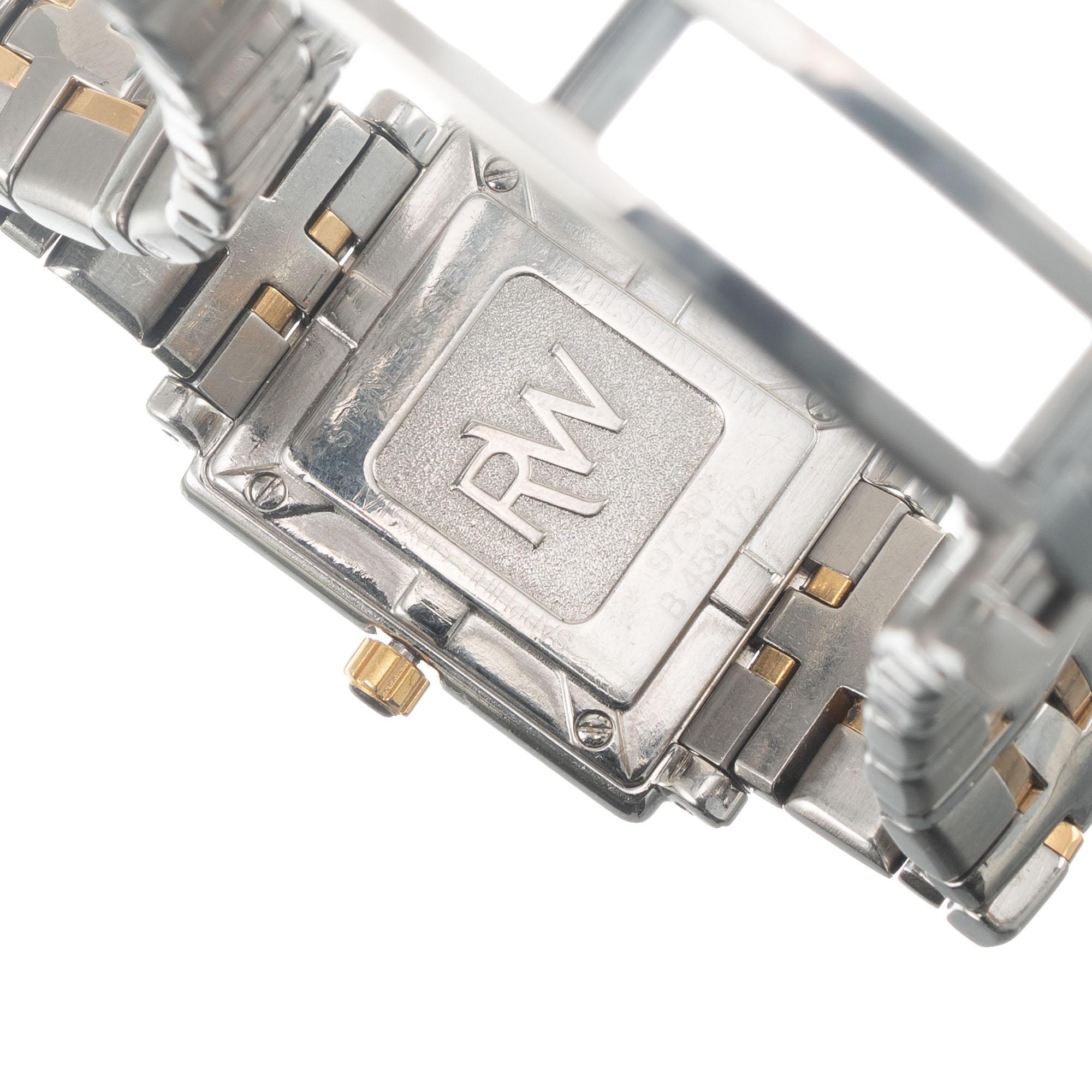 Raymond Weil Parsifal .20 Carat Diamond Gold Ladies Wristwatch 1