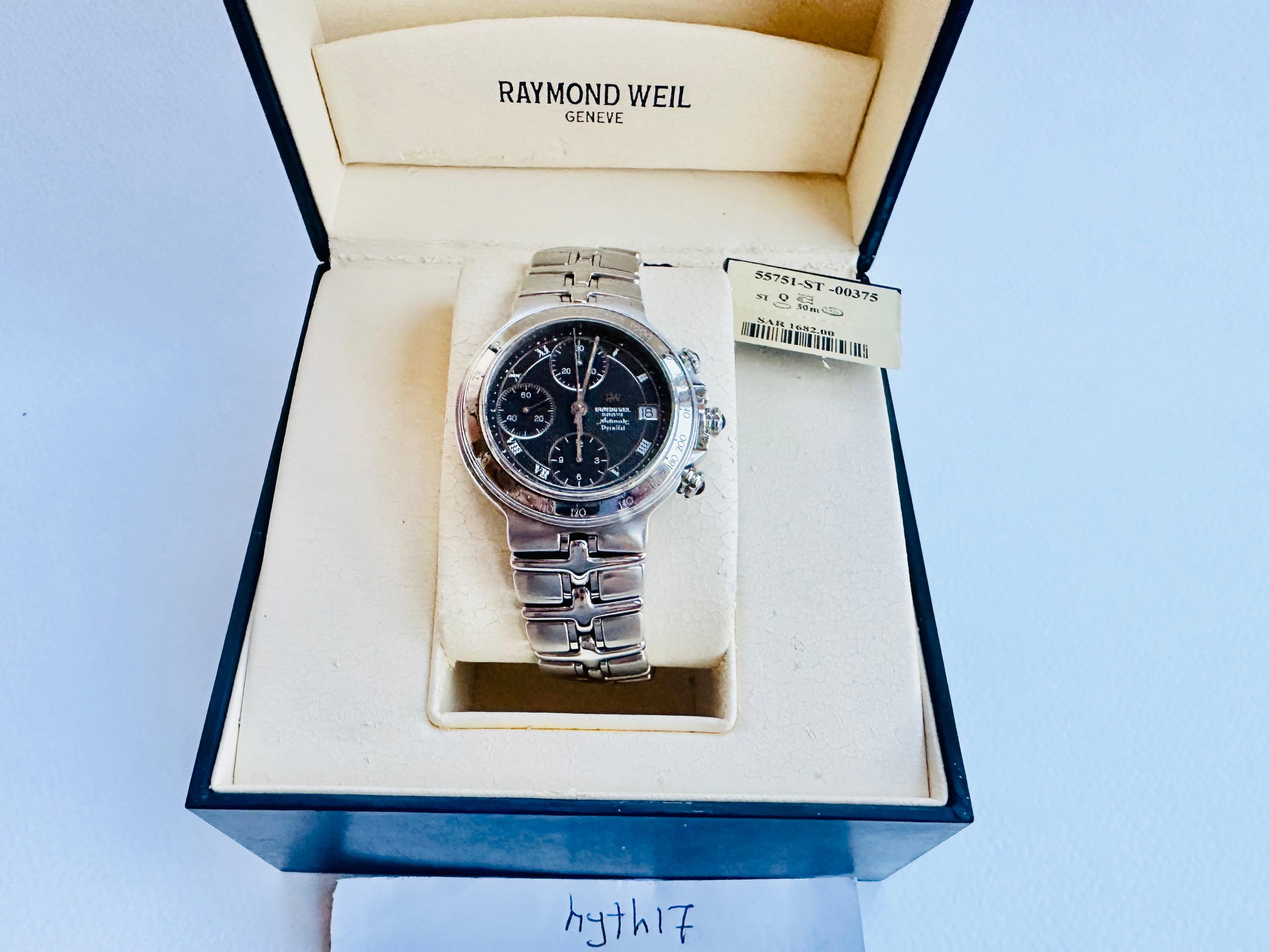 Raymond Weil Parsifal Montre chronographe automatique pour hommes Réf. 7791 en vente 7