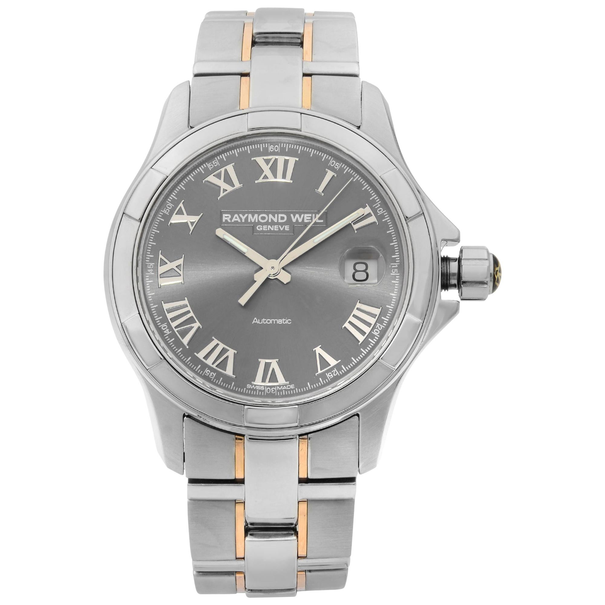 Raymond Weil Parsifal Stainless Steel Roman Dial Automatic Men's Watch 2970 For Sale