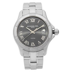 Raymond Weil Parsifal Steel Gray Roman Dial Automatic Mens Watch 2970-ST-00608