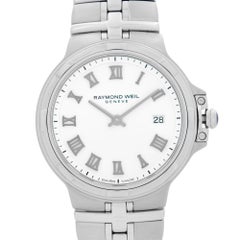 Raymond Weil Parsifal Acciaio Quadrante Romano Bianco Orologio da donna al quarzo 5180-ST-00300
