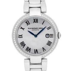 Raymond Weil Shine Steel Diamond Bezel Silver Dial Ladies Watch 1600-STS-RE659