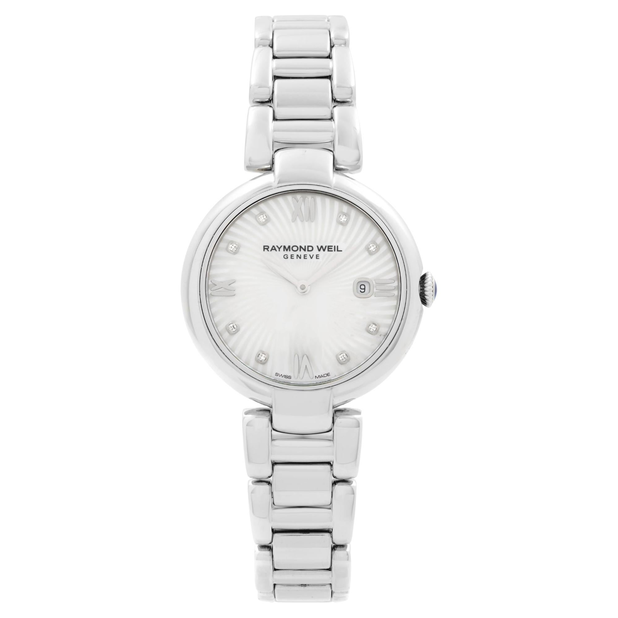 Raymond Weil Shine Etoile Steel Silver Dial Quartz Ladies Watch 1600ST