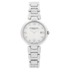 Raymond Weil Shine Steel MOP Diamond Dial Quartz Ladies Watch 1600-ST-00995