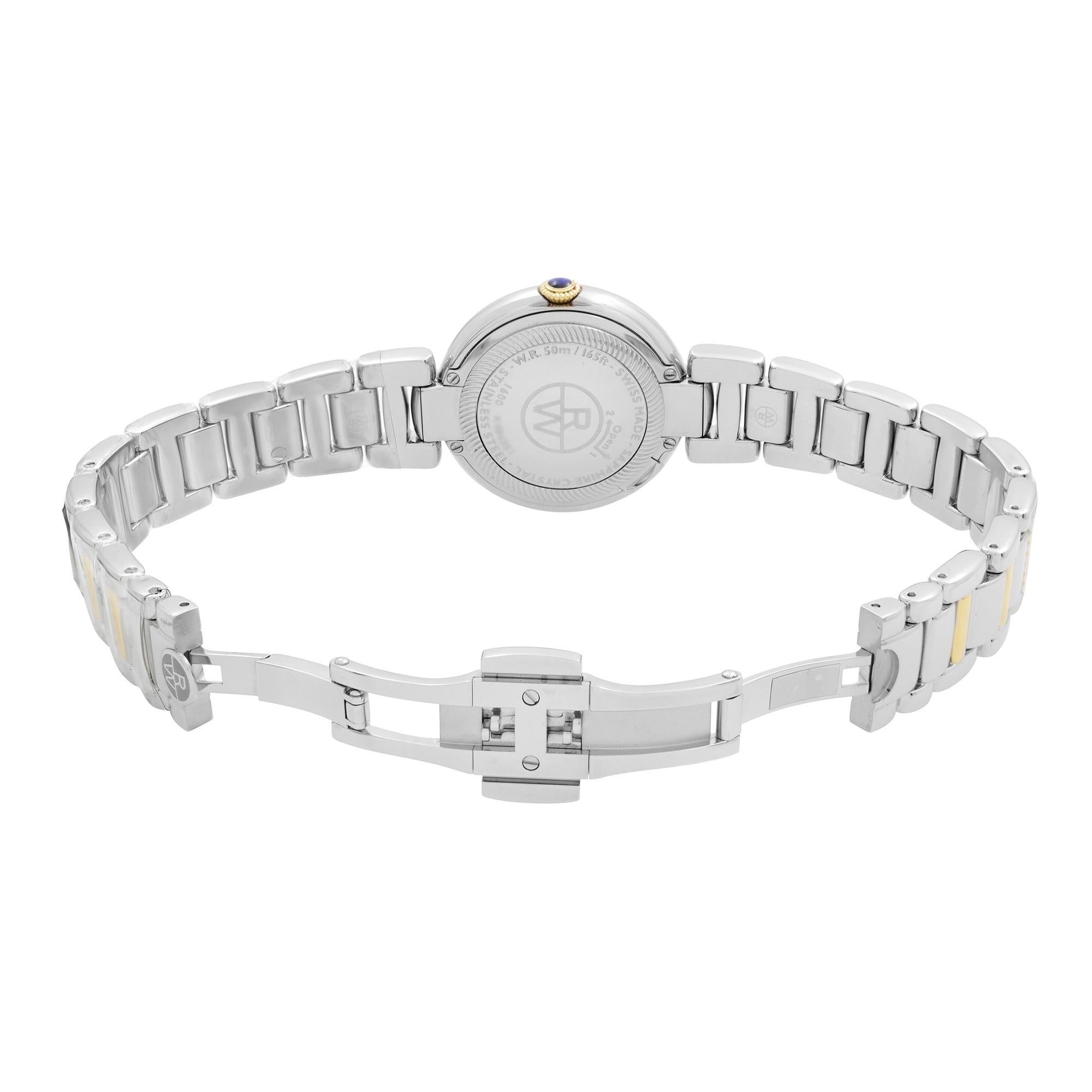 Women's Raymond Weil Shine Two-Tone Steel Diamond MOP Dial Ladies Watch 1600-STP-00995
