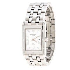 Raymond Weil Silver White Stainless Steel Tango 5380 Men's Wristwatch 27 mm