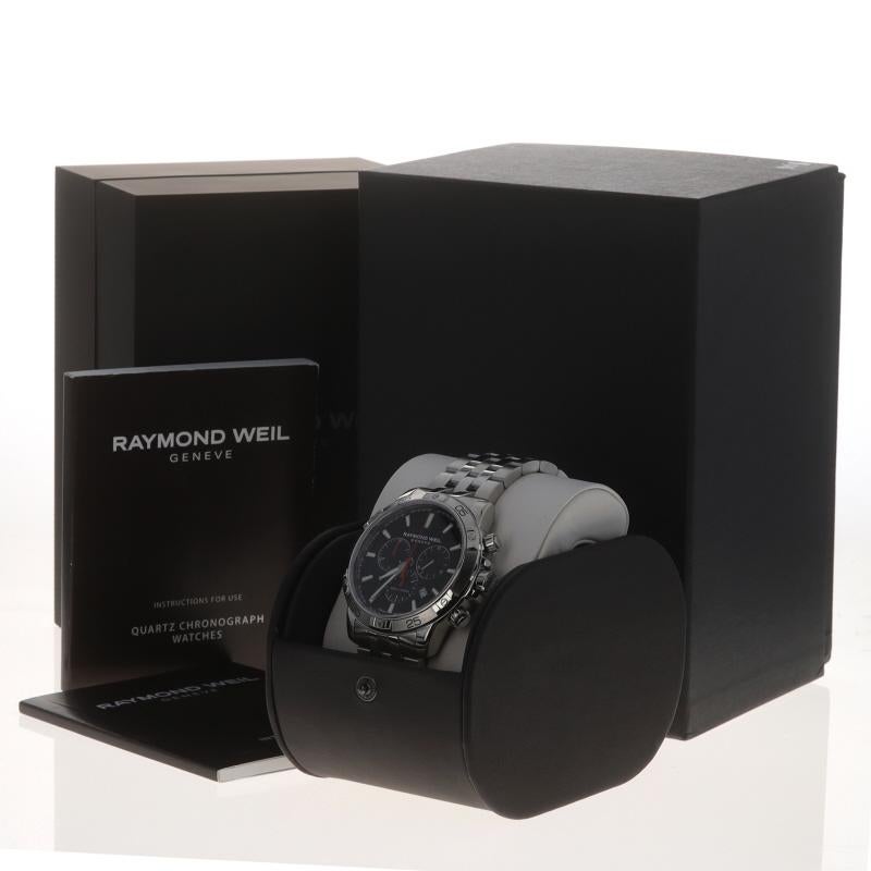 Raymond Weil Tango 300 Chrono Men's Wristwatch 8560-ST2-20001 Steel Qtz 1Yr Wnty 3