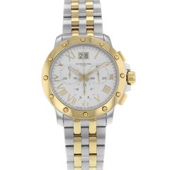 Used Raymond Weil Tango Chrono 4899-STP-00308 Two-Tone Steel Quartz Men
s Watch