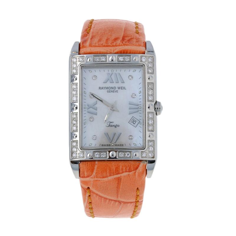 This is an authentic Raymond Weil wristwatch. The watch has been professionally serviced and comes with a two-year warranty. Originally retailing for $2495, this timepiece is being offered here for a much more wallet-friendly price. 

Brand: Raymond