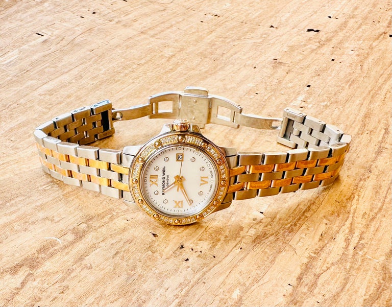 Raymond Weil Tango Gold Tone Steel MOP Dial 5399 Ladies  display picture 2