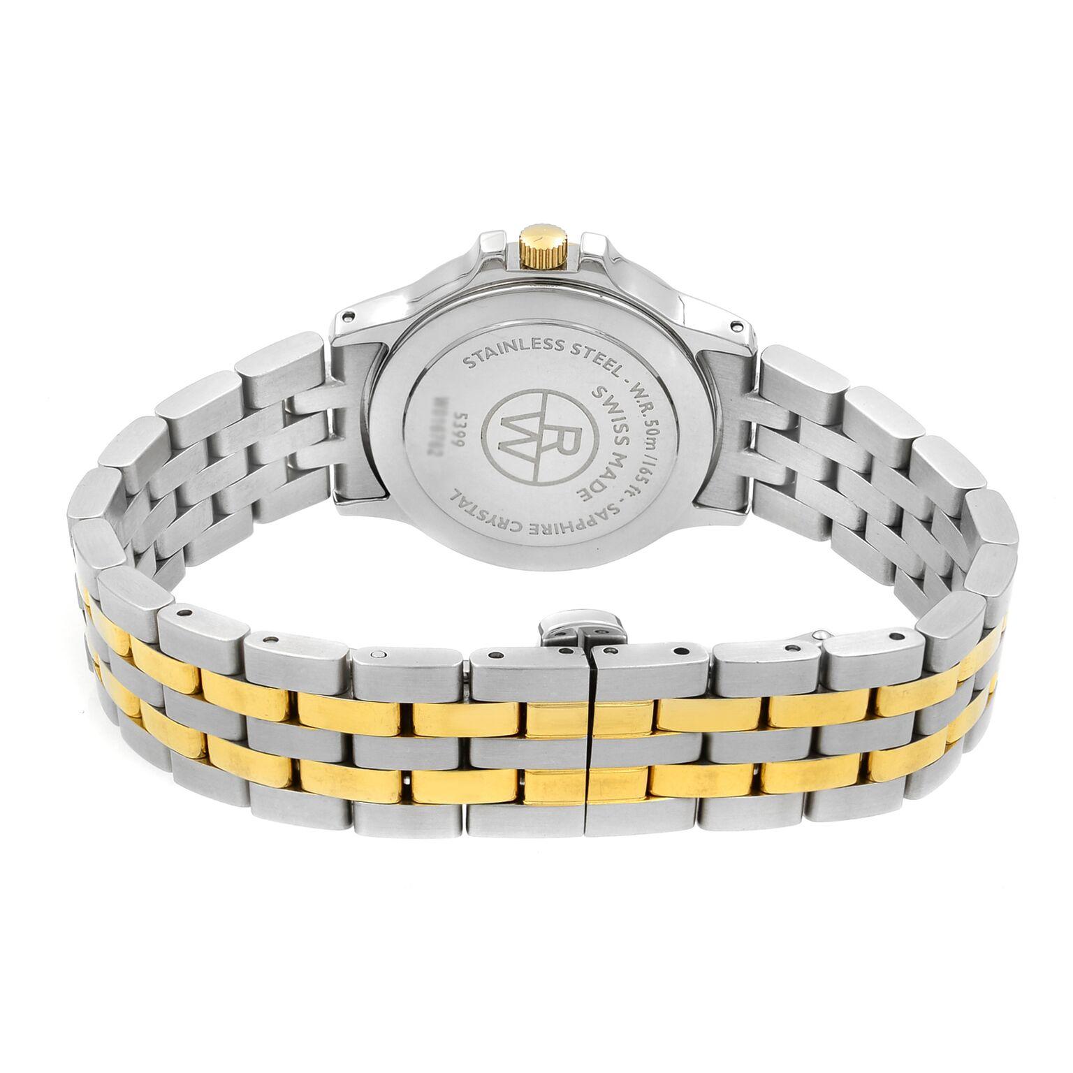 Women's Raymond Weil Tango Gold Tone Steel MOP Dial Quartz Ladies Watch 5399-SPS-00995