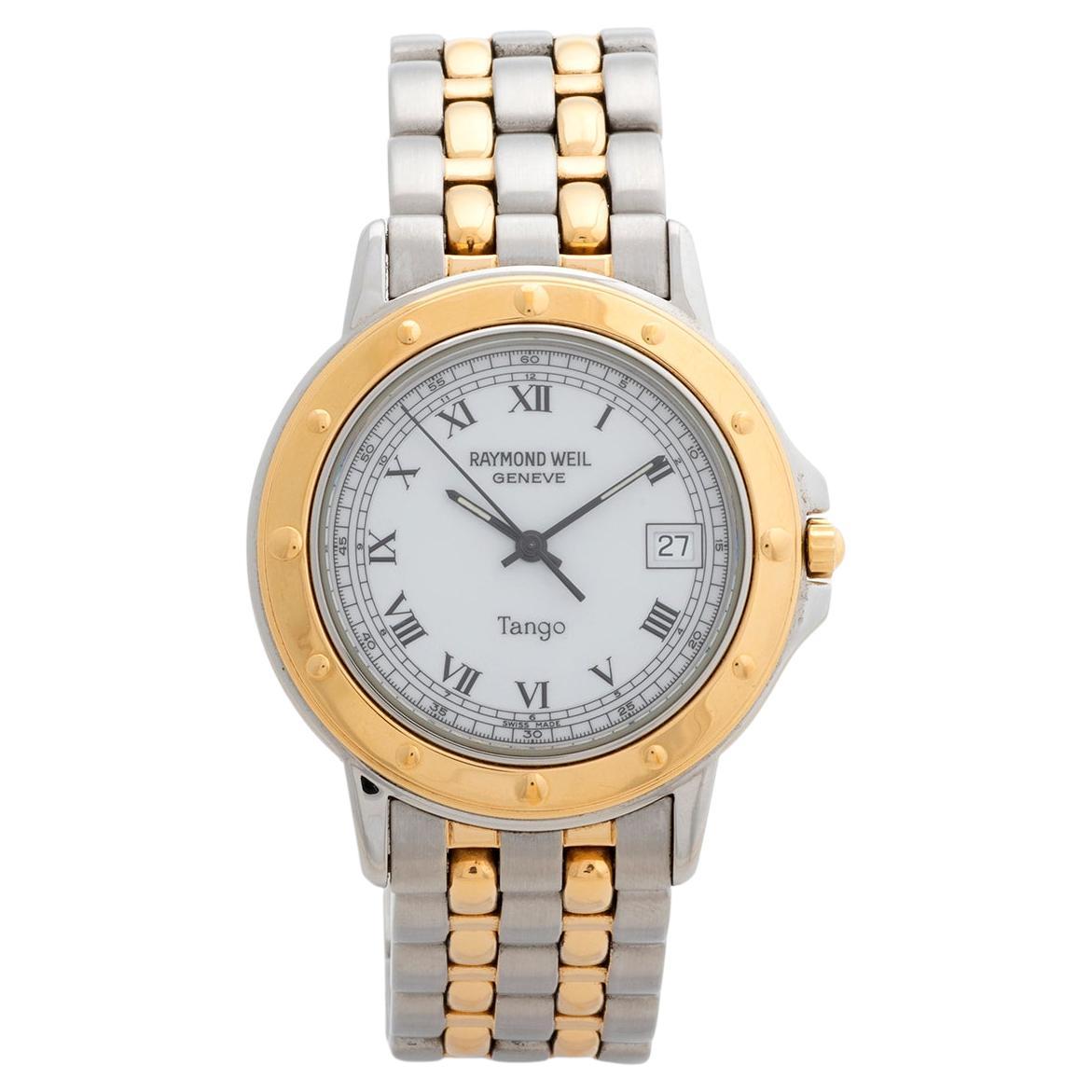 Raymond Weil Tango Quartz Wristwatch with date, reference 5560. Circa 2000 For Sale