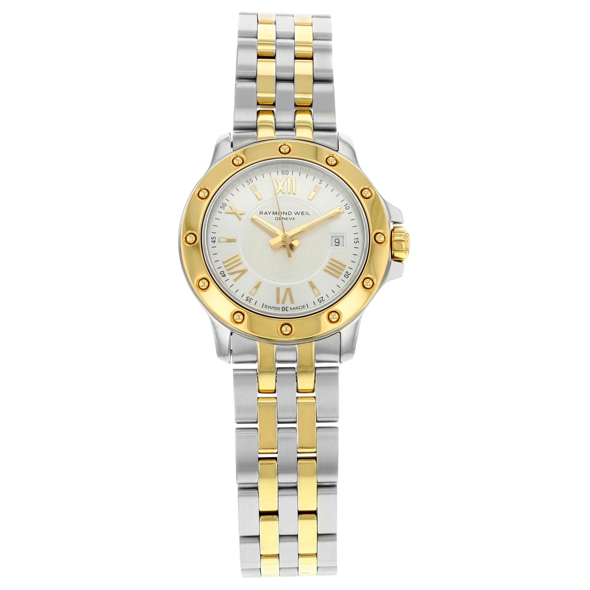 Raymond Weil Tango Silver Dial Steel Two-Tone Quartz Ladies Watch 5399-STP-00657